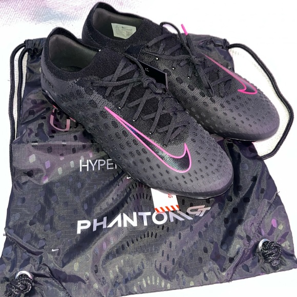 Nike Phantom Ultra Venom 'Black Pink Blast' FG Size 11 Soccer Cleats. - Picture 7 of 11
